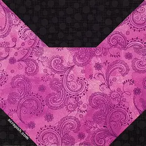 Make a modern cat quilt block - depict a cat head. Get a size chart for 12 inch and 9 inch block sizes. Plus, see what it would look like in a quilt pattern!