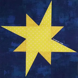 Unlike the galaxy star quilt block, a variation of it is quick and easy. Find out the basic rulers used to make this uneven star. You may already have them!