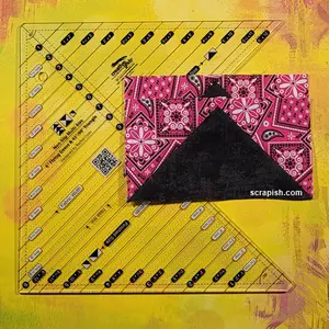 See how to make flying geese using half square and quarter square triangle rulers and  strip quilting. No marking fabric or trimming!