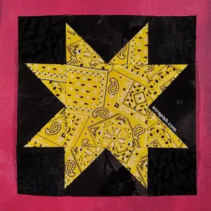 The sawtooth star quilt block is popular with many variations! See double and expanding variations and how to press for a less bulky, flatter block.