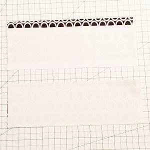 Step 2a churn dash quilt block pattern: Make 4 Two-Bar Units.