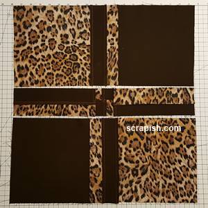 Disappearing 4 Patch Quilt Block Step 5b Disappearing 4 Patch Quilt Block Step 5b