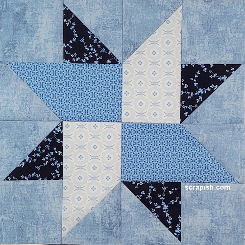 Duck Tracks Quilt Block