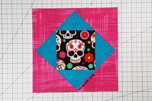 Picture of what an economy quilt block should look like. Picture of what an economy quilt block should look like.