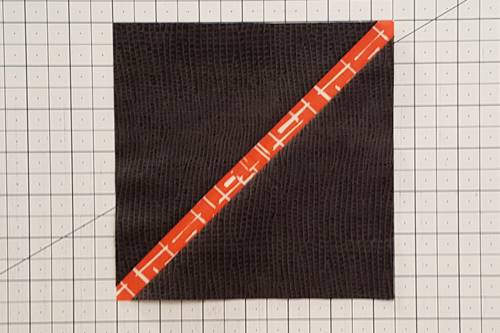 Step 3 Fall Leaf Quilt Block: make stem unit.