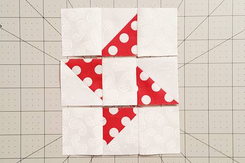 Steps 5 and 6 Friendship Star Quilt Block Steps 5 and 6 Friendship Star Quilt Block