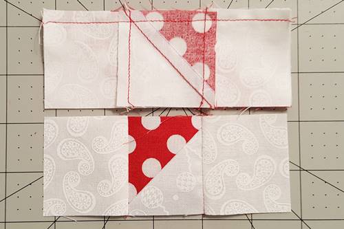 Step 8b Friendship Star Quilt Block Step 8b Friendship Star Quilt Block