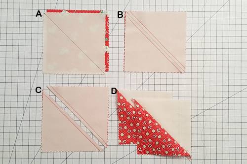 accordion method for half square triangles