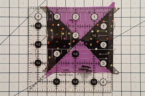 Hourglass Quilt Block Chart