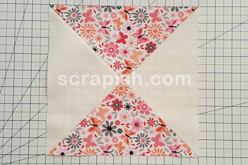 Hourglass Quilt Block Chart