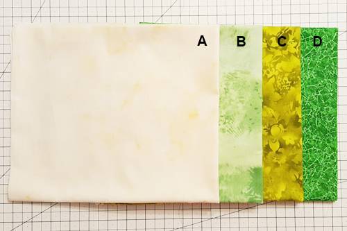 Irish Chain Quilt Block Fabrics