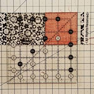 Log Cabin Quilt Block Step 3c Log Cabin Quilt Block Step 3c