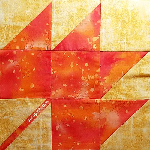 Maple leaf block Maple leaf block