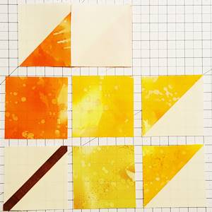 maple leaf quilt block pattern Step 5b maple leaf quilt block pattern Step 5b