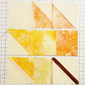 maple leaf quilt block pattern Step 6 maple leaf quilt block pattern Step 6