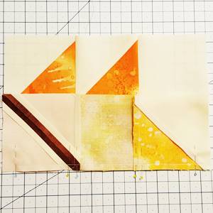 maple leaf quilt block pattern Step 7b maple leaf quilt block pattern Step 7b