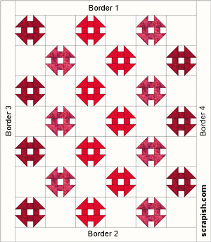 monkey wrench quilt pattern quilt assembly diagram