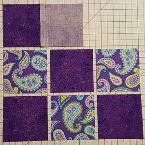 Nine Patch Quilt Block Pattern Step 2d Nine Patch Quilt Block Pattern Step 2d