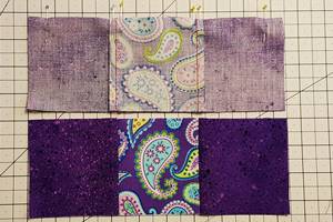 Nine Patch Quilt Block Pattern Step 6a Nine Patch Quilt Block Pattern Step 6a