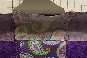 Nine Patch Quilt Block Pattern Step 6a close up Nine Patch Quilt Block Pattern Step 6a close up