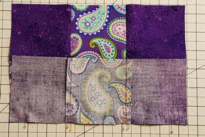 Nine Patch Quilt Block Pattern Step 6d Nine Patch Quilt Block Pattern Step 6d