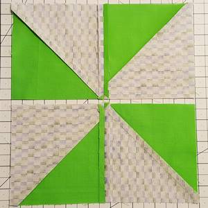 pinwheel quilt block pattern Step 3a pinwheel quilt block pattern Step 3a
