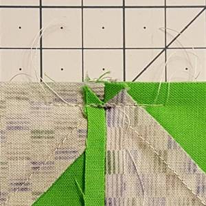 pinwheel quilt block pattern Step 4b pinwheel quilt block pattern Step 4b