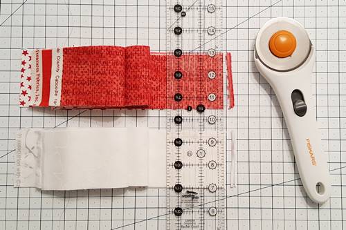 Step 2 Postage Stamp Quilt: Subcut 250 (2 1/2 x half WOF) strips. Step 2 Postage Stamp Quilt: Subcut 250 (2 1/2 x half WOF) strips.