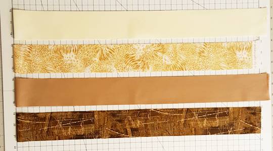 Rail Fence Quilt Block Step 1 Rail Fence Quilt Block Step 1