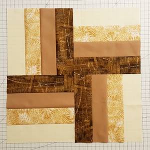 Rail Fence Quilt Block Layout