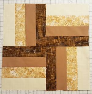 Rail Fence Quilt Block Step 4f Rail Fence Quilt Block Step 4f
