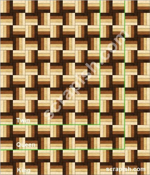 rail fence quilt pattern quilt assembly diagram