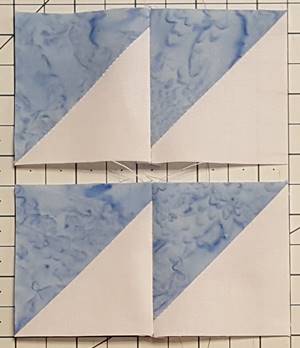 sailboat quilt block pattern Step 4a sailboat quilt block pattern Step 4a