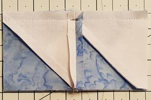 sailboat quilt block pattern Step 4b sailboat quilt block pattern Step 4b