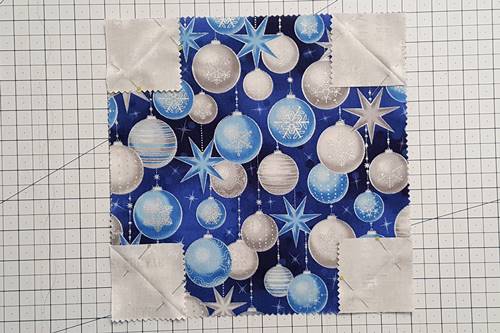 Snowball Quilt Block Printable Post