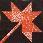 fall leaf quilt block