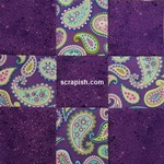 nine patch quilt block pattern