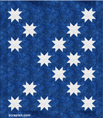 sawtooth star quilt pattern