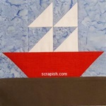 sailboat quilt block pattern