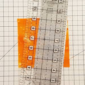 wonky log cabin block step 3b wonky log cabin block step 3b