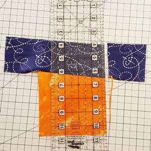 wonky log cabin block step 3d wonky log cabin block step 3d