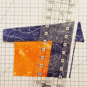 wonky log cabin block step 4d wonky log cabin block step 4d